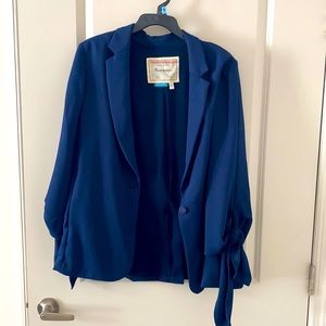 Anthropologie Navy Blazer